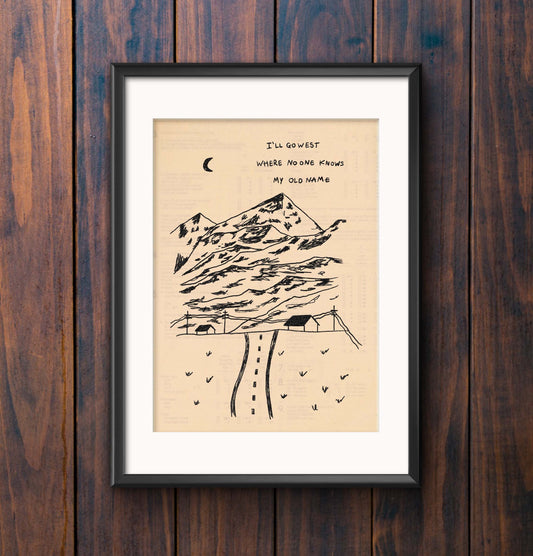 I’ll Go West Print