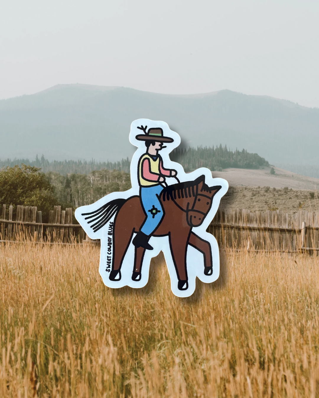 Cowboy Sticker