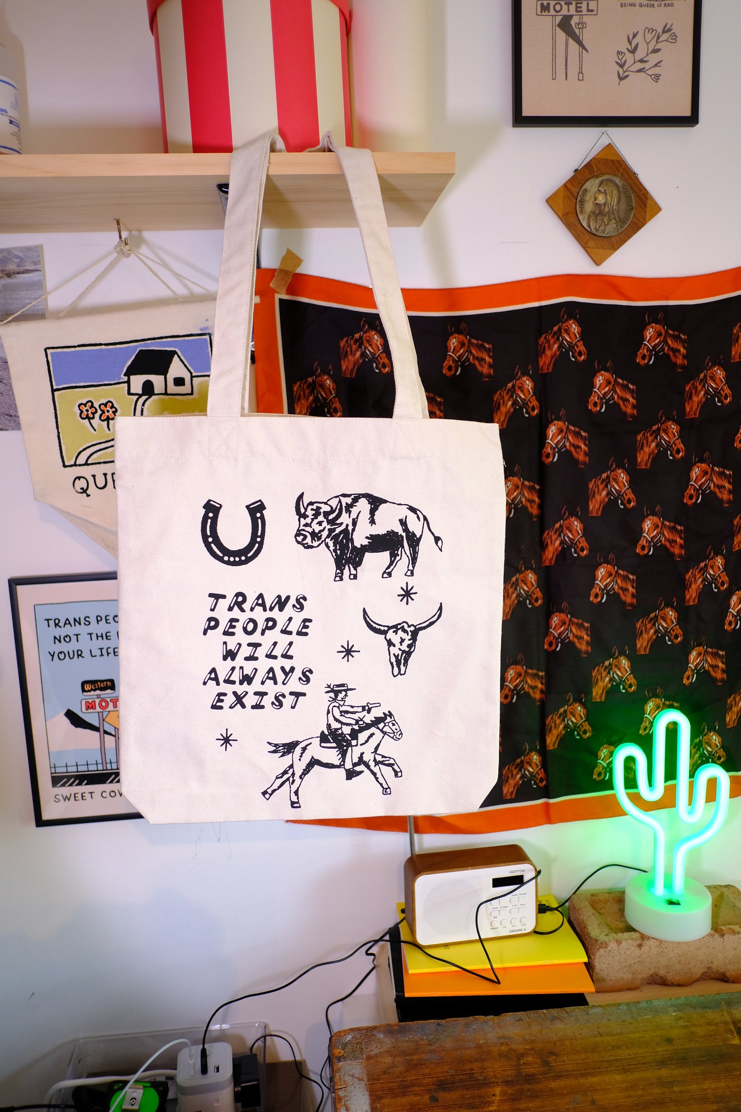 Trans People Will Always Exist Tote Bag