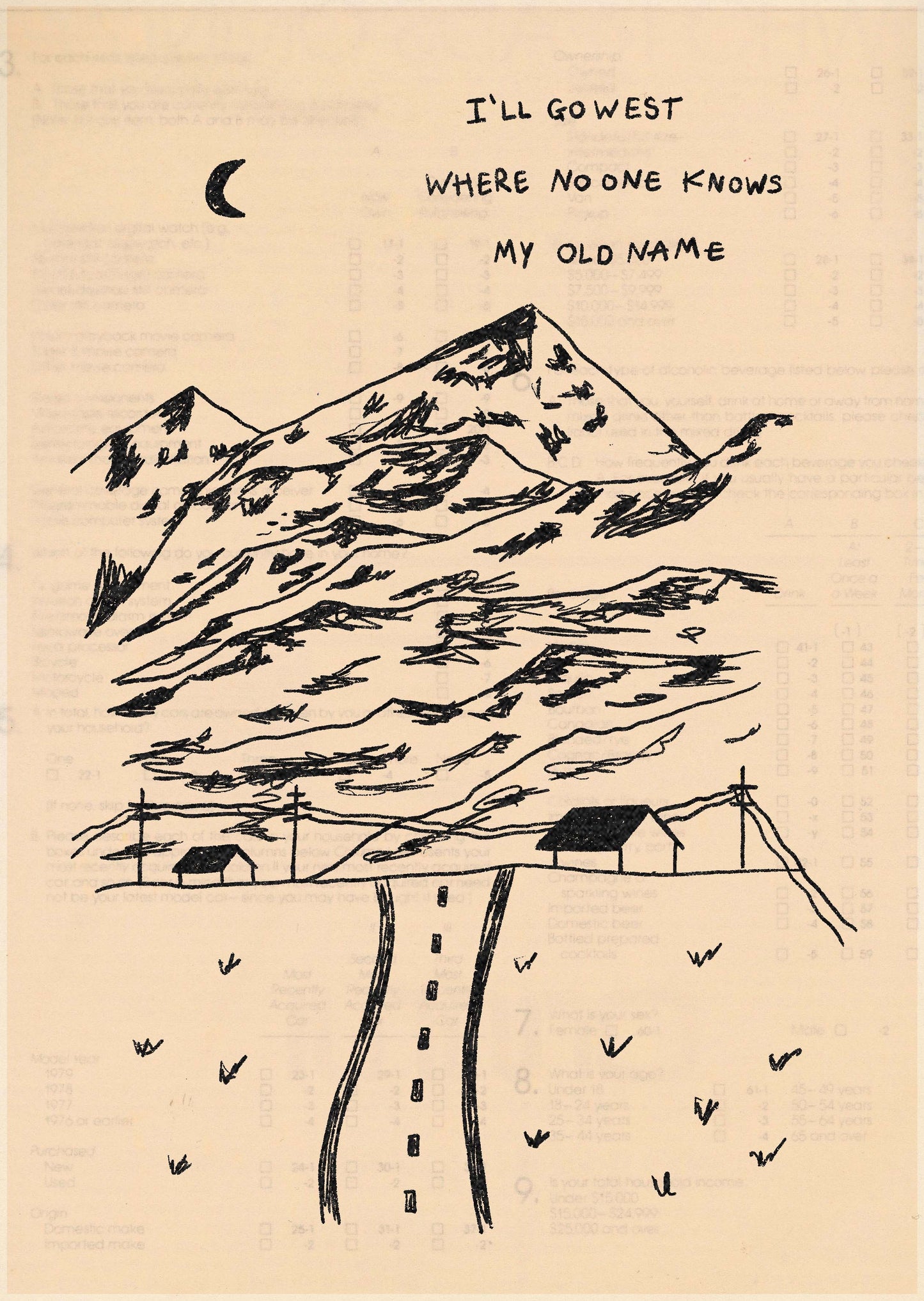 I’ll Go West Print