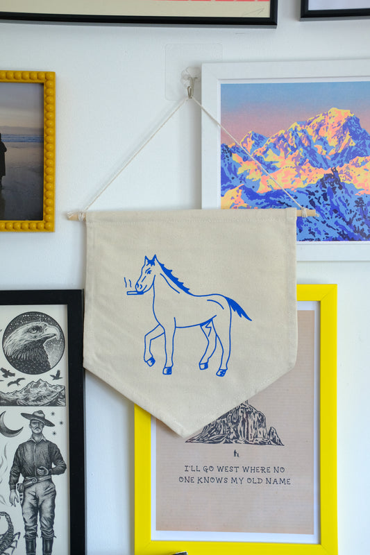 Smokin Horse Wall Hanging