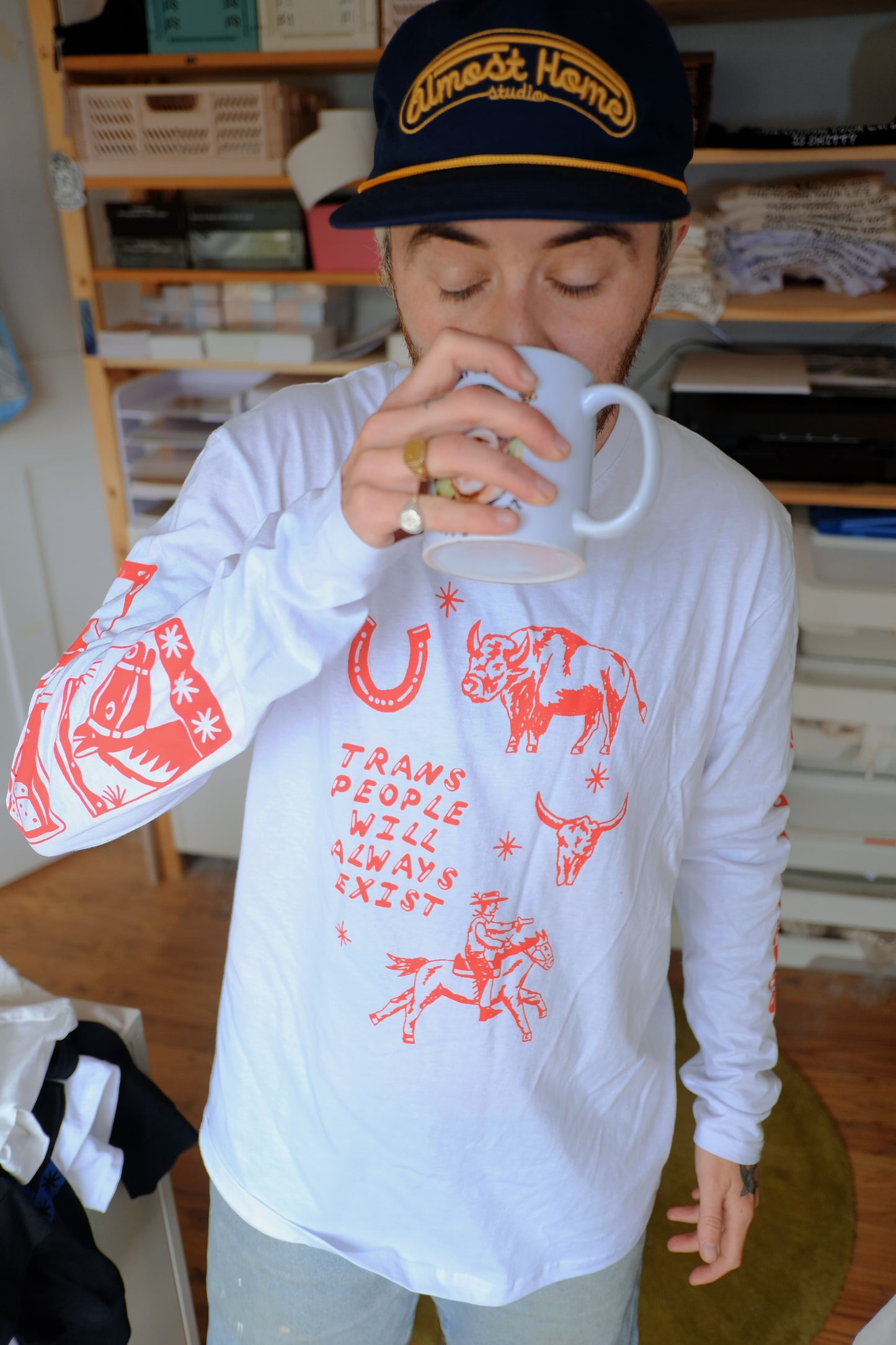 Always Exist Long Sleeve T shirt