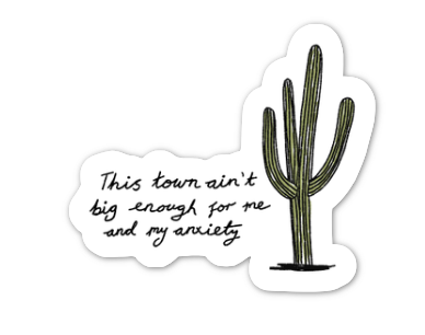 Anxiety Sticker