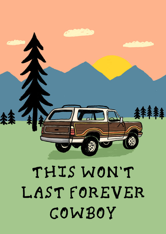 Won't Last Forever Postcard