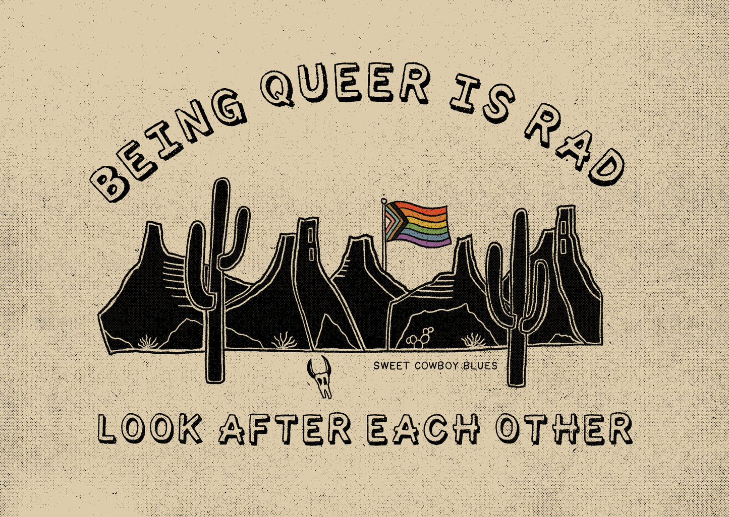 Being Queer Is Rad Print