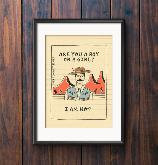 Boy Or Girl Print