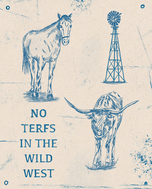 Bargain No Terfs P rint