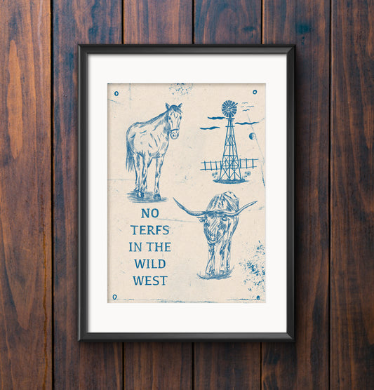 Bargain No Terfs P rint