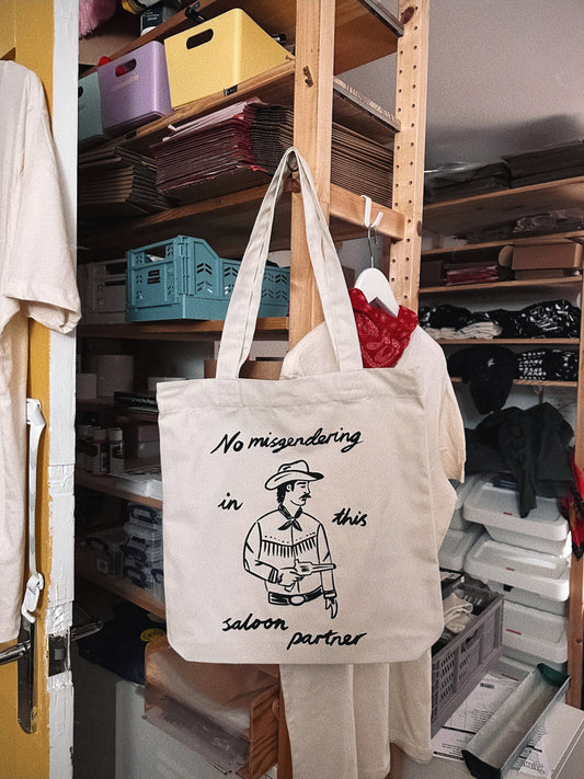 No Misgendering Tote Bag