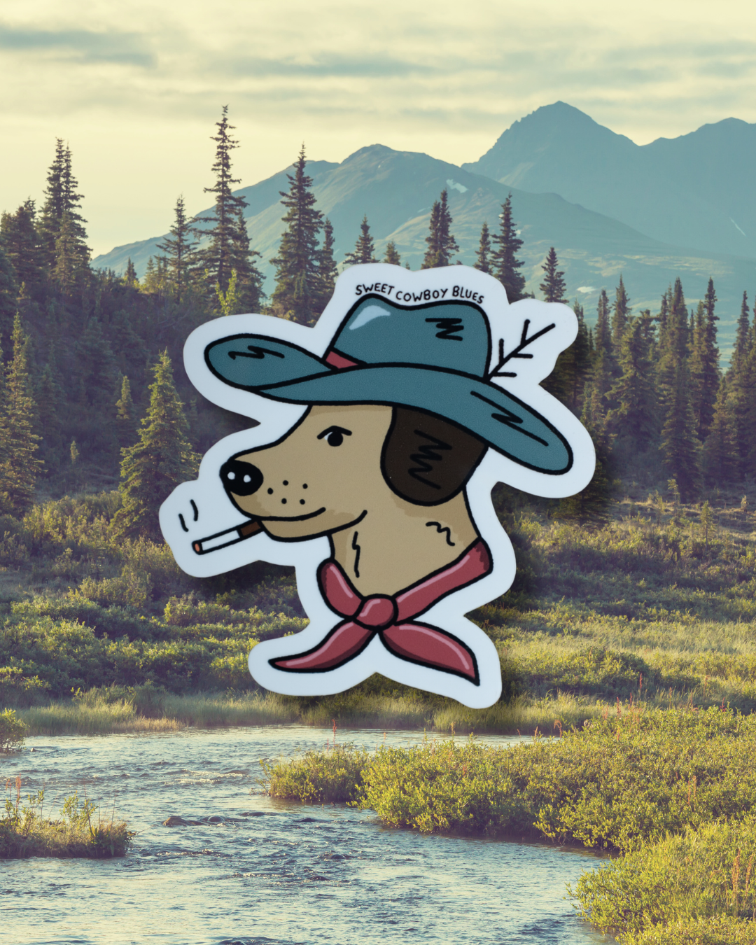 Cowdog Sticker