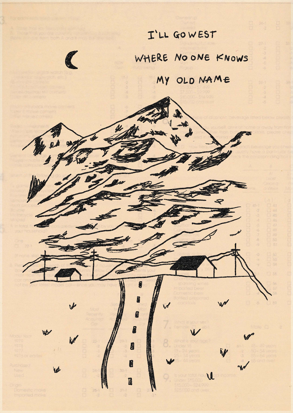 I’ll Go West Print