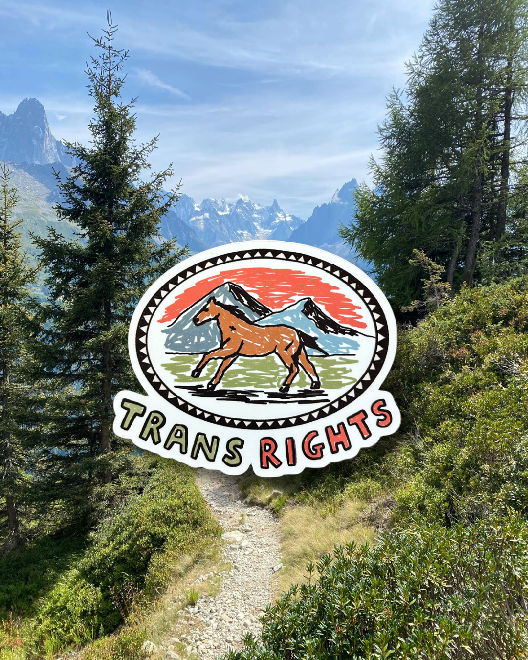 Trans Rights Sticker | LGBTQ+ Pride Sticker