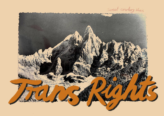 Trans Rights Mountains Print