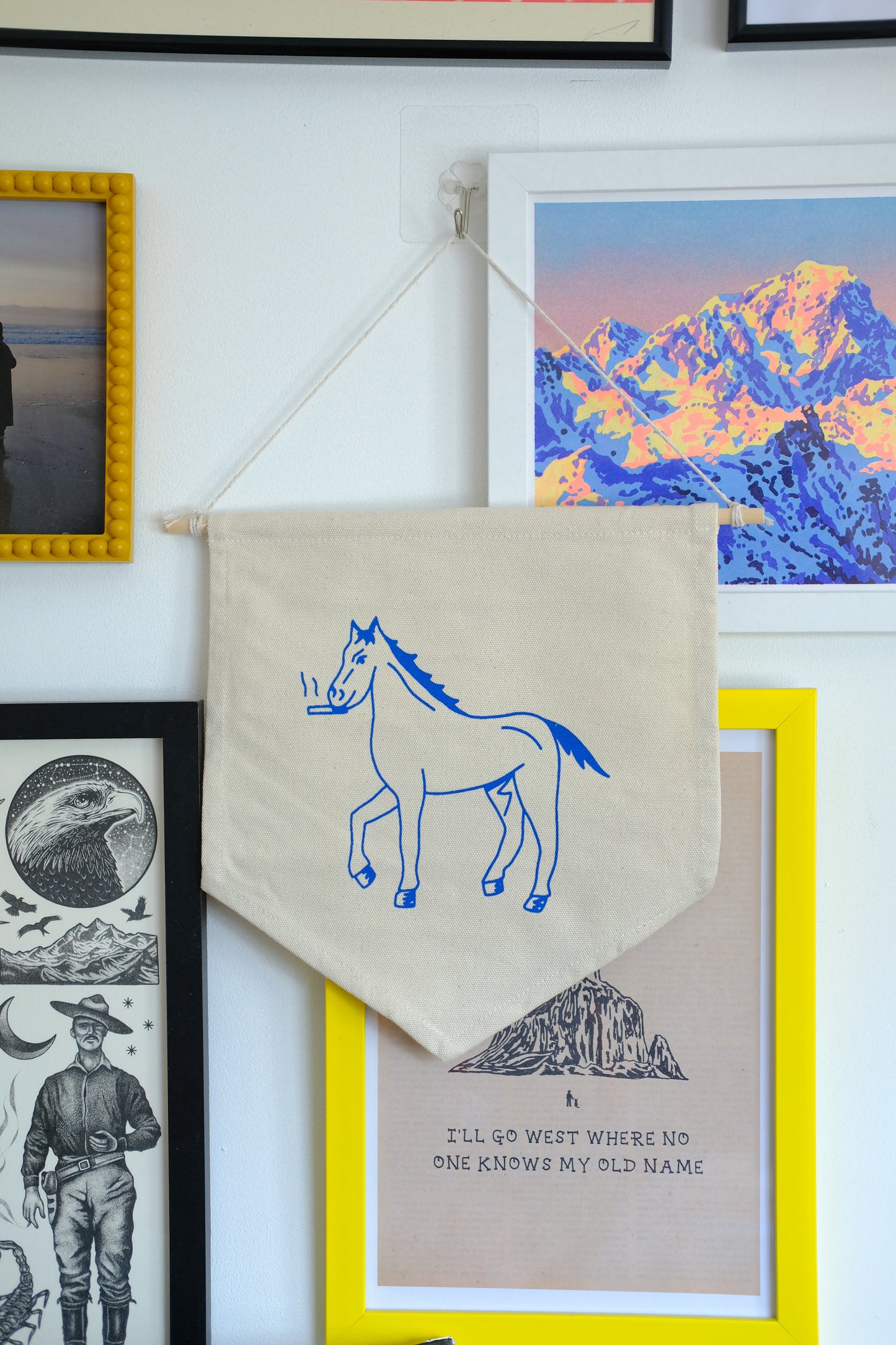 Smokin Horse Wall Hanging