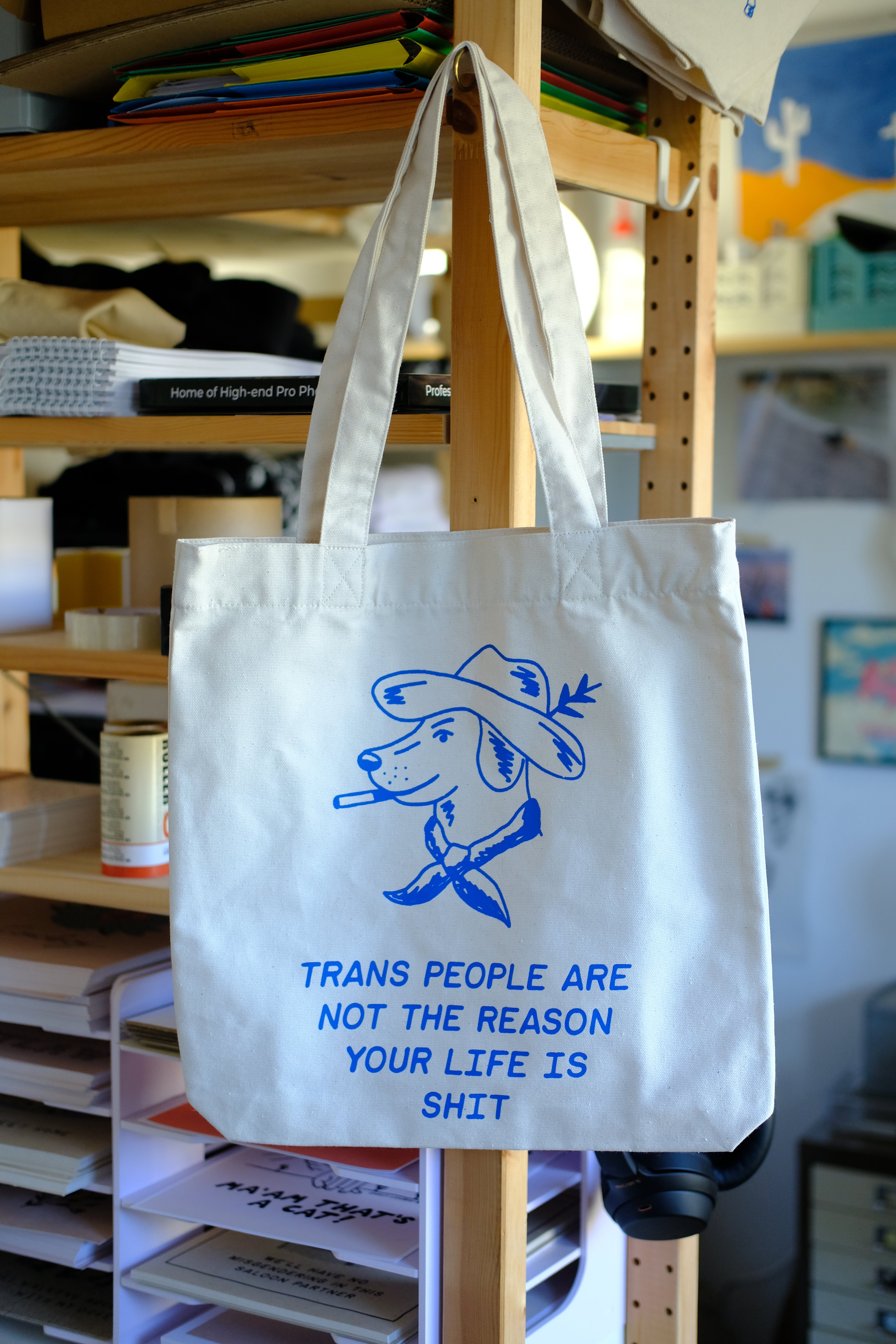 Cowdog Tote Bag