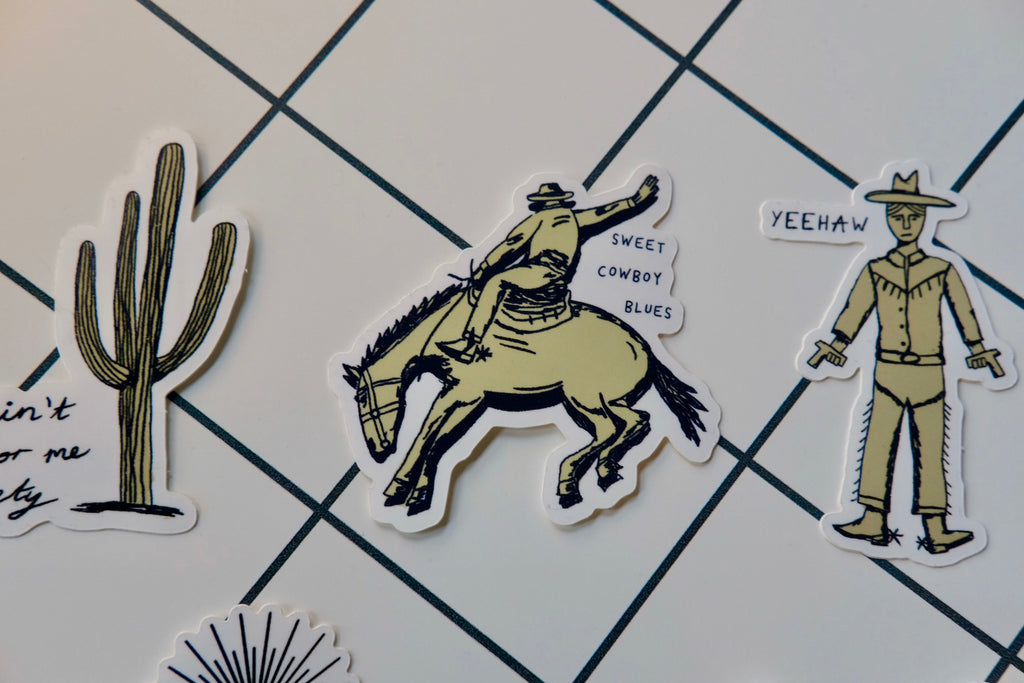 Sweet Cowboy Sticker