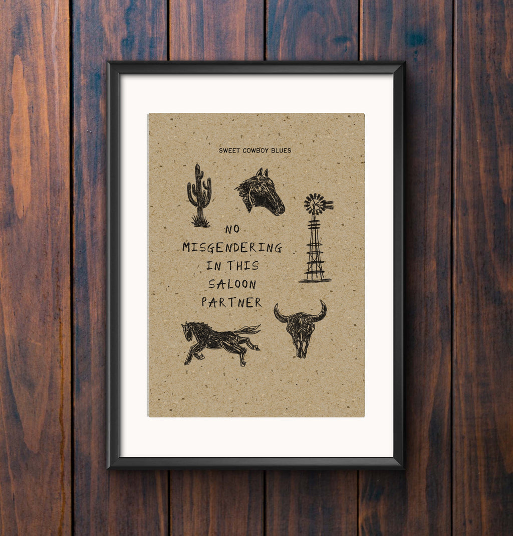 Bargain Misgendering Print