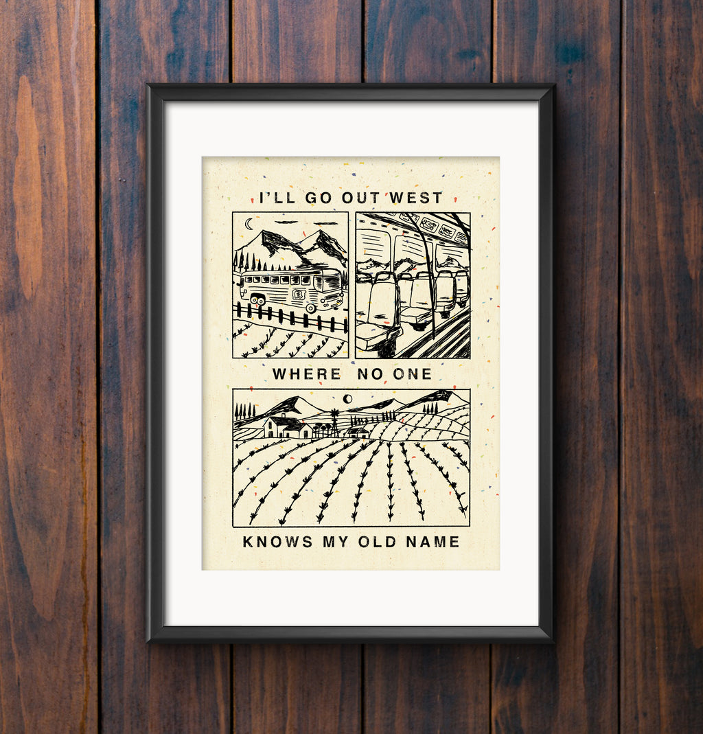 Out West Print | Queer Western Art Print