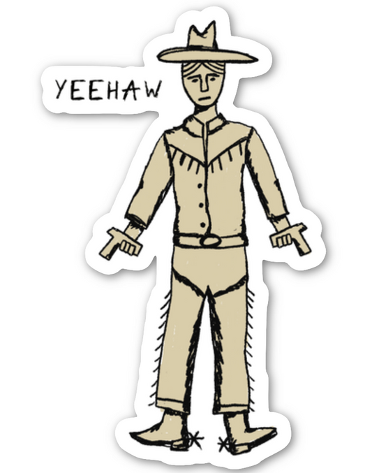 Yeehaw Sticker