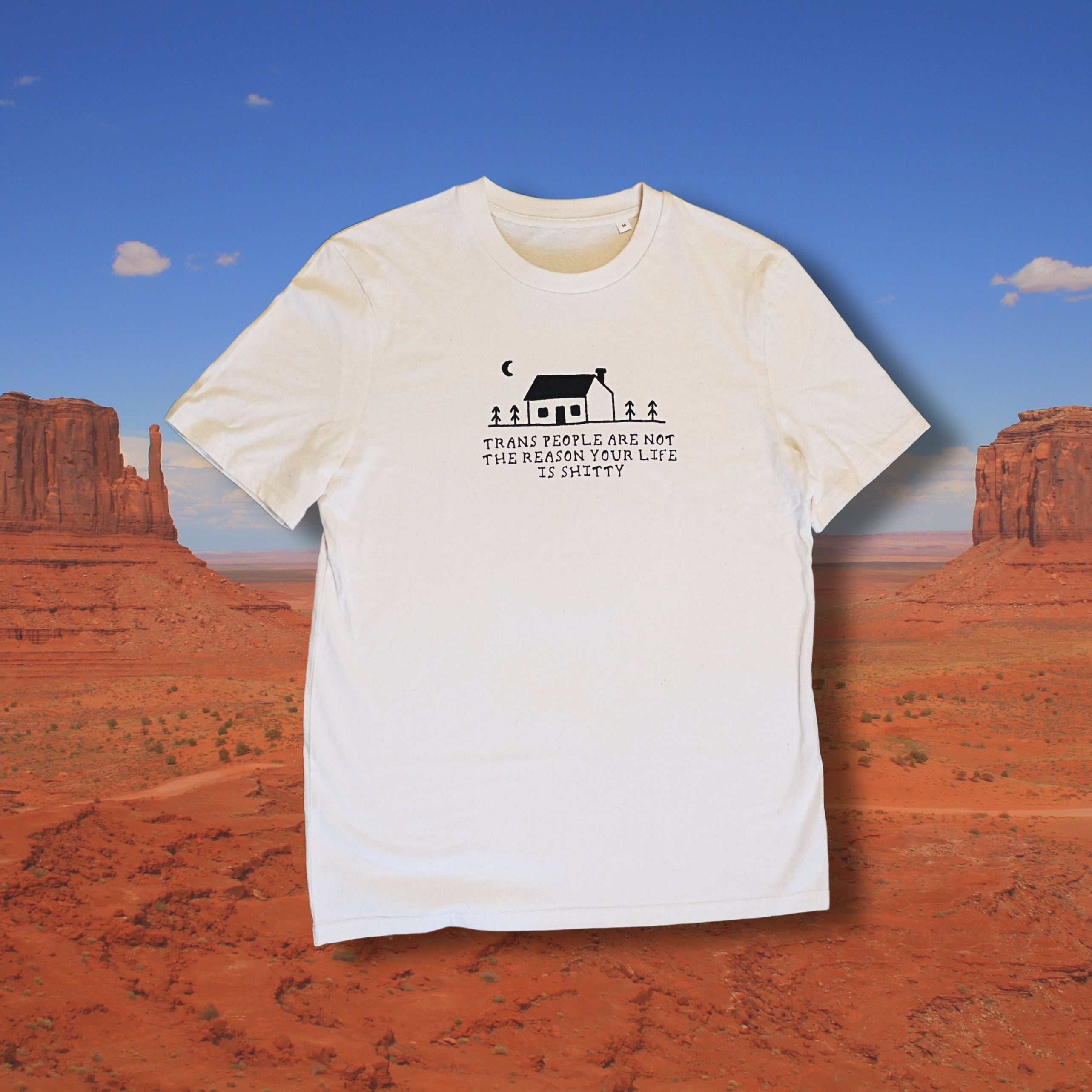 Trans People Are Not The Reason T Shirt | LGBTQ+ Slogan Tee