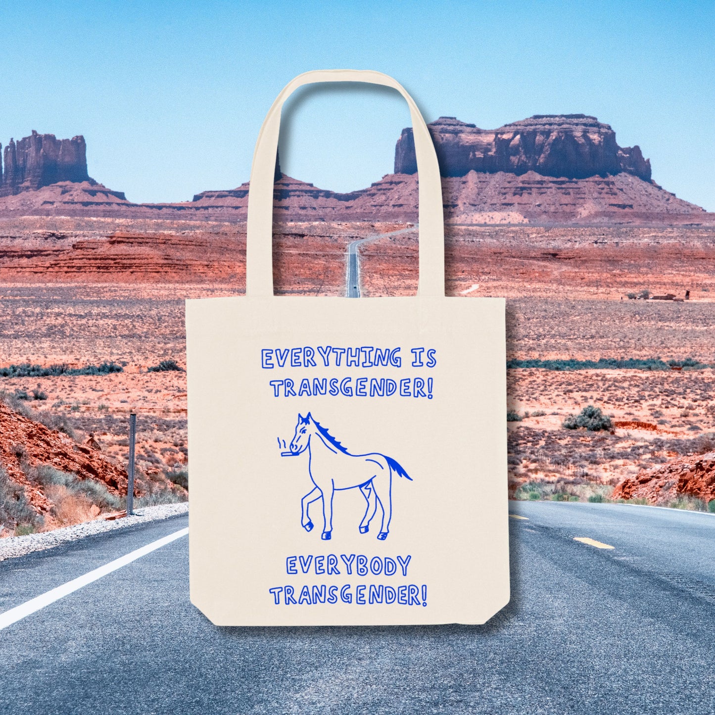EVERYBODY TRANSGENDER Tote Bag
