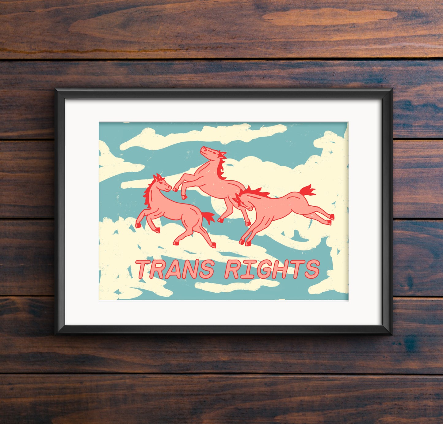 Trans Horses Print