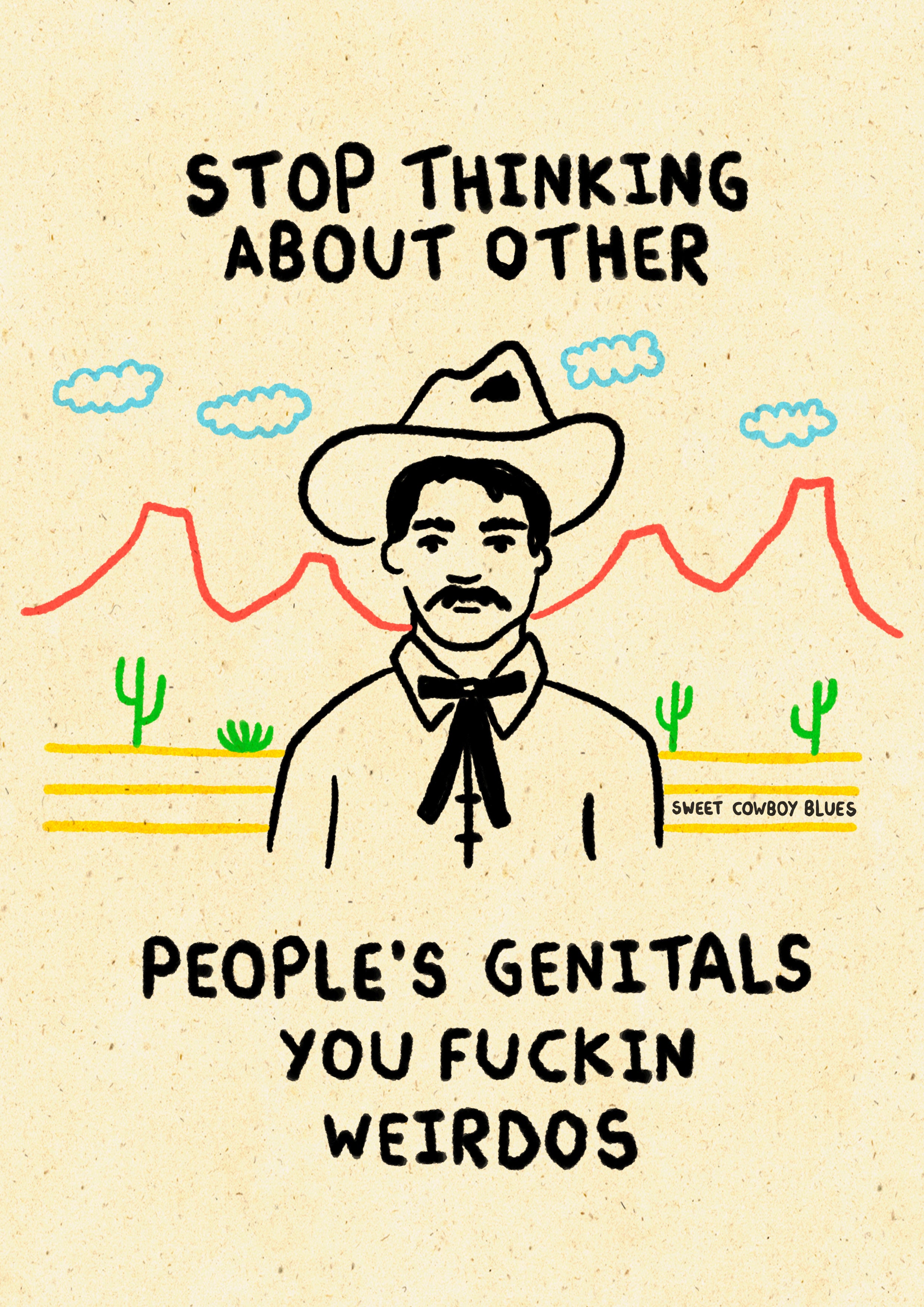 Fuckin Weirdos Print | LGBTQ+ Wall Art