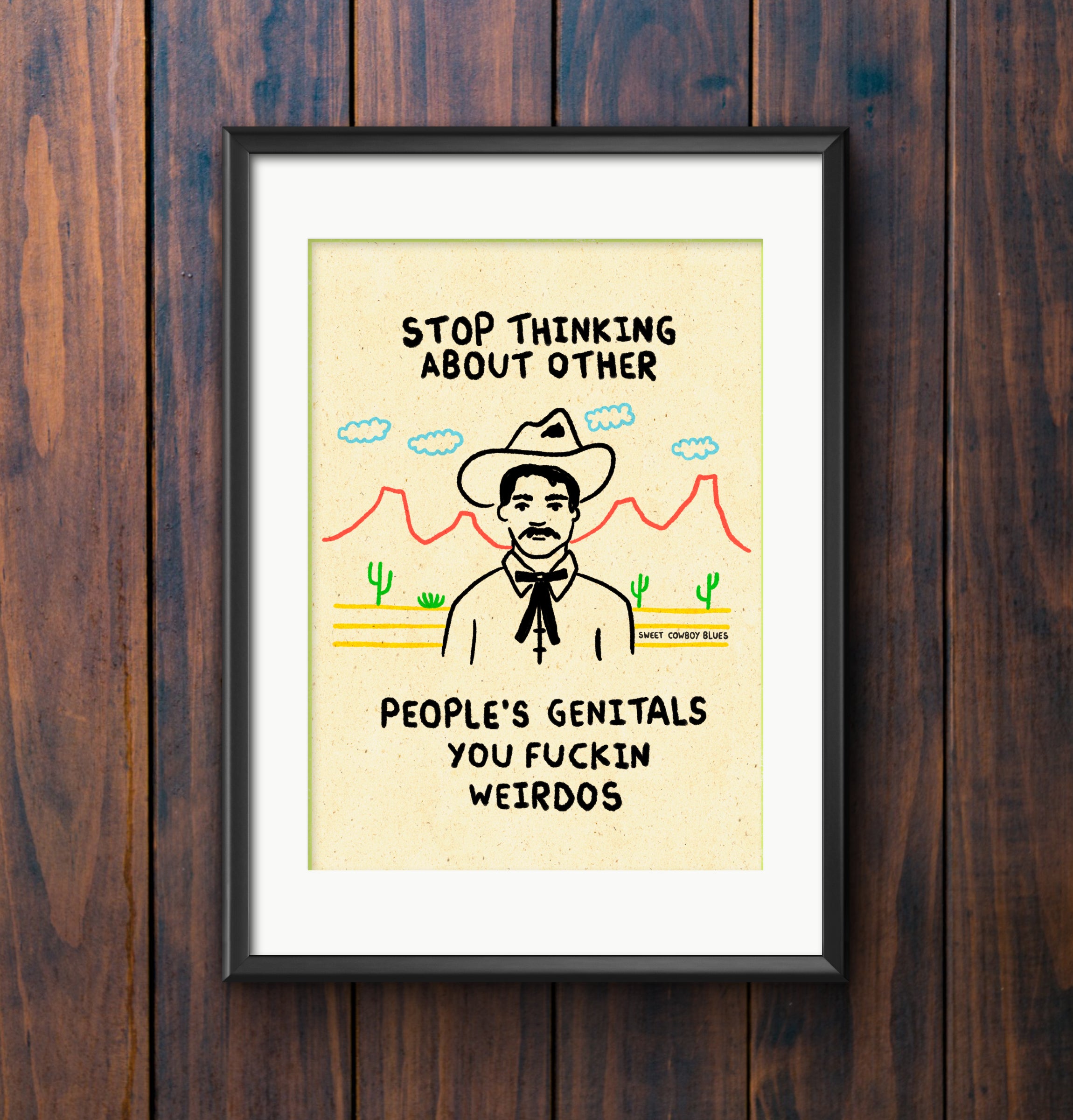 Fuckin Weirdos Print | LGBTQ+ Wall Art
