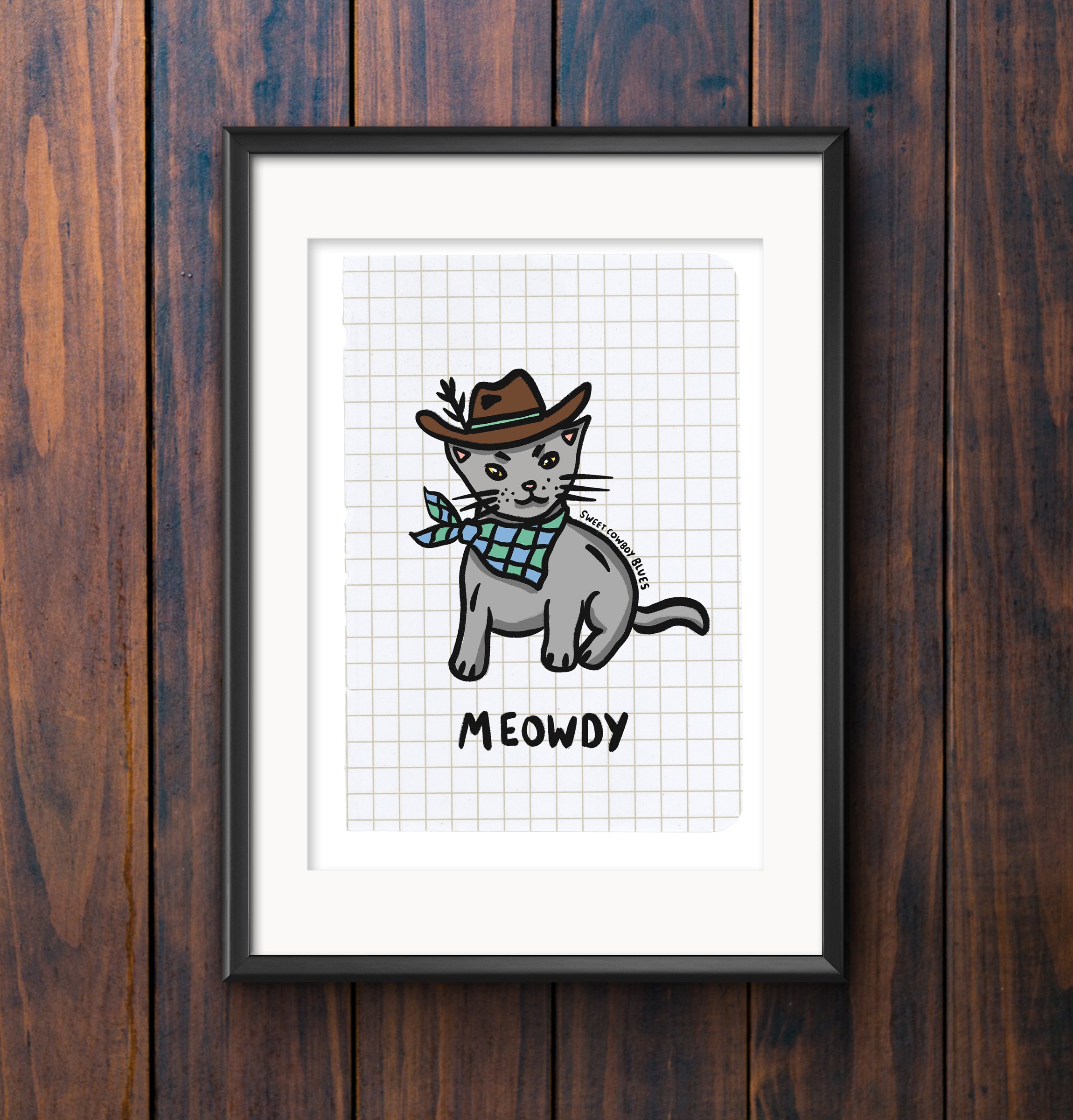 Meowdy Print | LGBTQ+ Wall Art