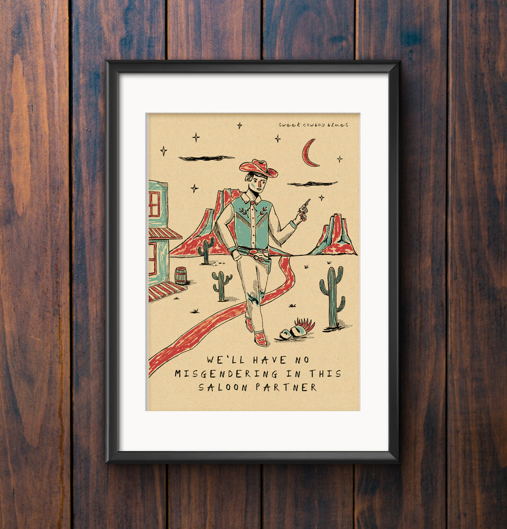 Bargain No Misgendering Print
