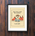Boy Or Girl Print