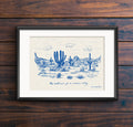 This World Isn't For An Anxious Cowboy Print | Queer Art