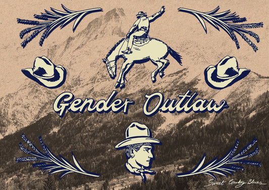 Gender Outlaw Mountain Print