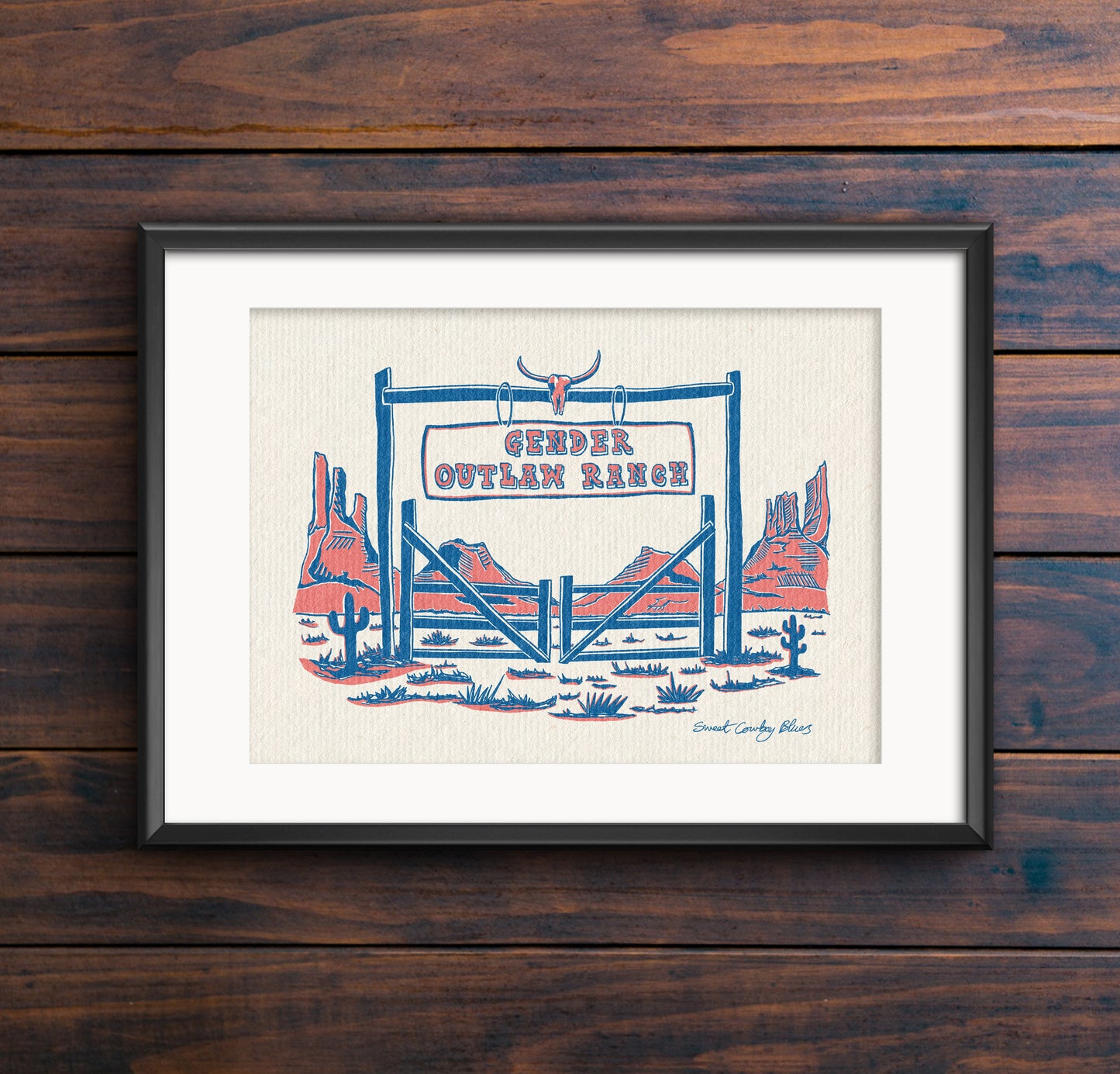 Gender Outlaw Ranch Print